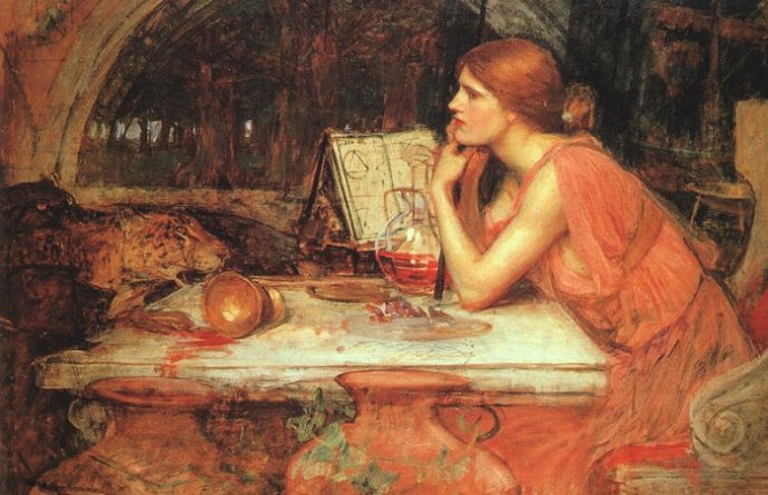 Waterhouse oil painting